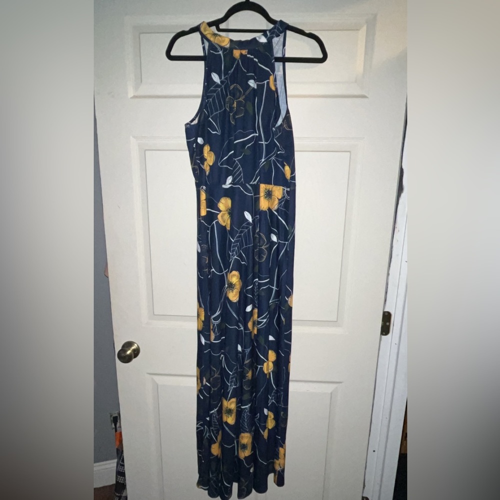New halter top floral maxi dress